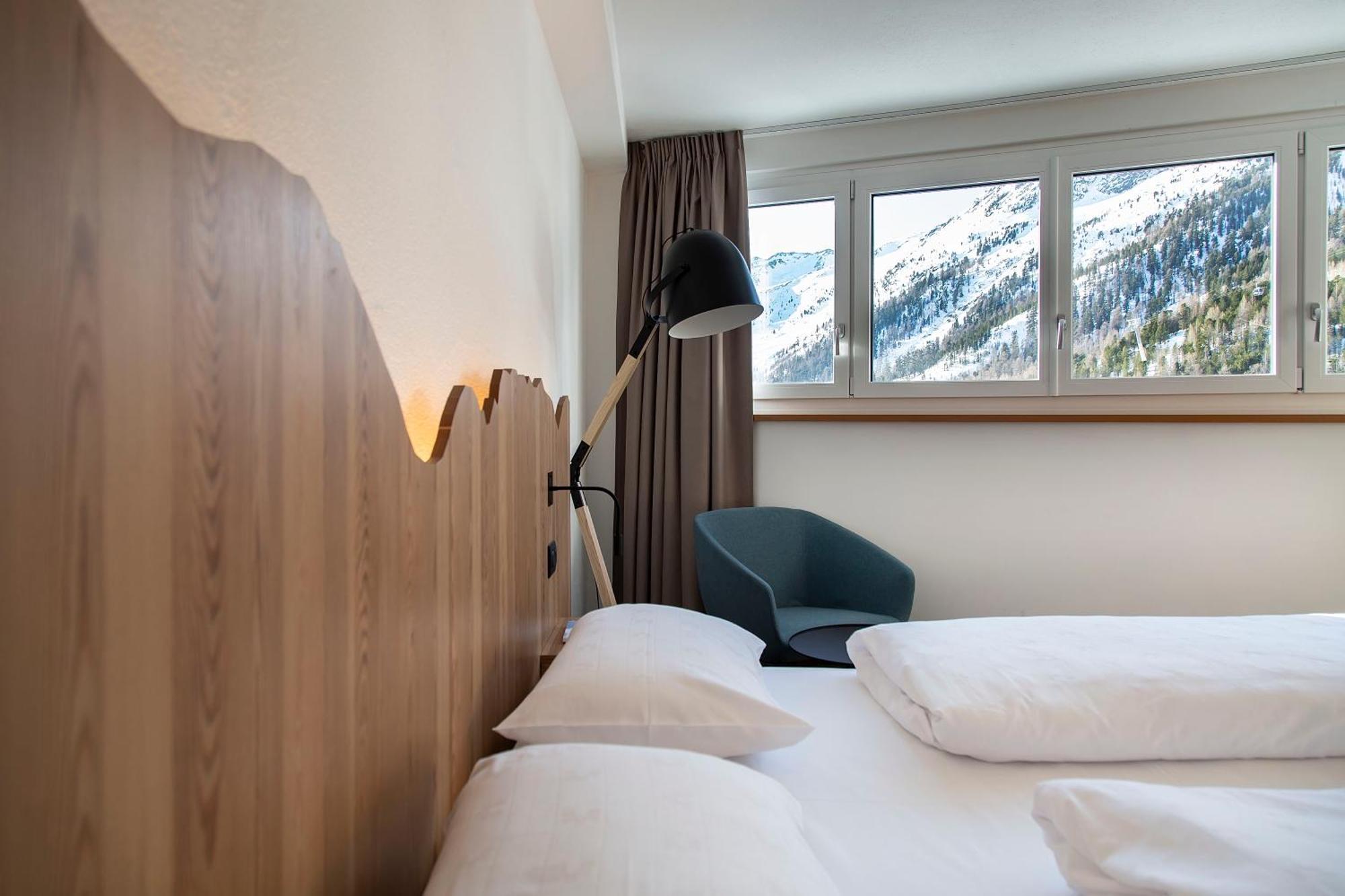 Blu Hotel Senales Zirm-Cristal マーゾ・コルト 部屋 写真